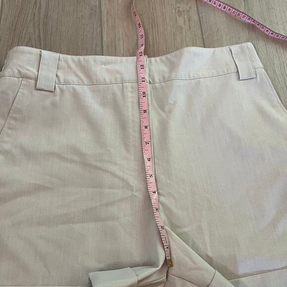 Rachel Zoe Women’s Tan High Waisted Chino Short Size 12 - Picture 8 of 8